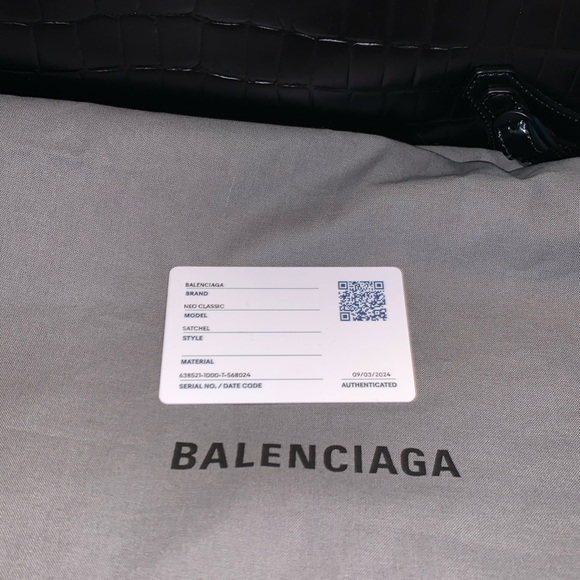 Balenciaga Neo city croc embossed - Picture 7 of 17